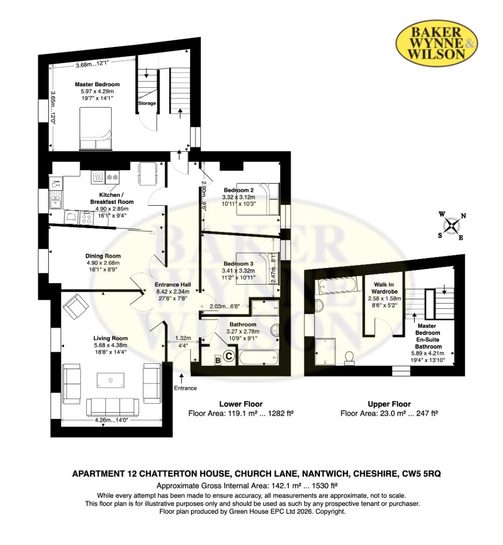 APARTMENT 12 CHATTERTON HOUSE, CHURCH LANE, NANTWI